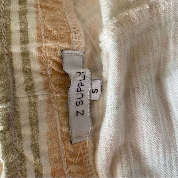 Z Supply -Mila Stripe Cotton Shorts (Small) - Picture 7 of 7